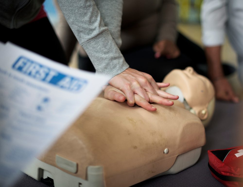 CPR first aid training